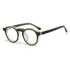 Gail Acetate Glasses Frame Round Frames Southood Green