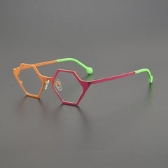 Gale Vintage Titanium Glasses Frame Geometric Frames Southood