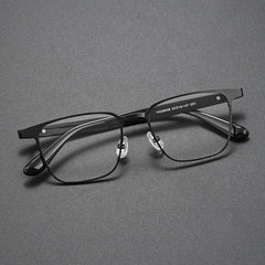 Gavi Acetate Alloy Glasses Frame With Magnetic Sunglasses Clips Rectangle Frames Southood