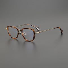 Genki Vintage Rectangle Glasses Frame Rectangle Frames Southood Leopard