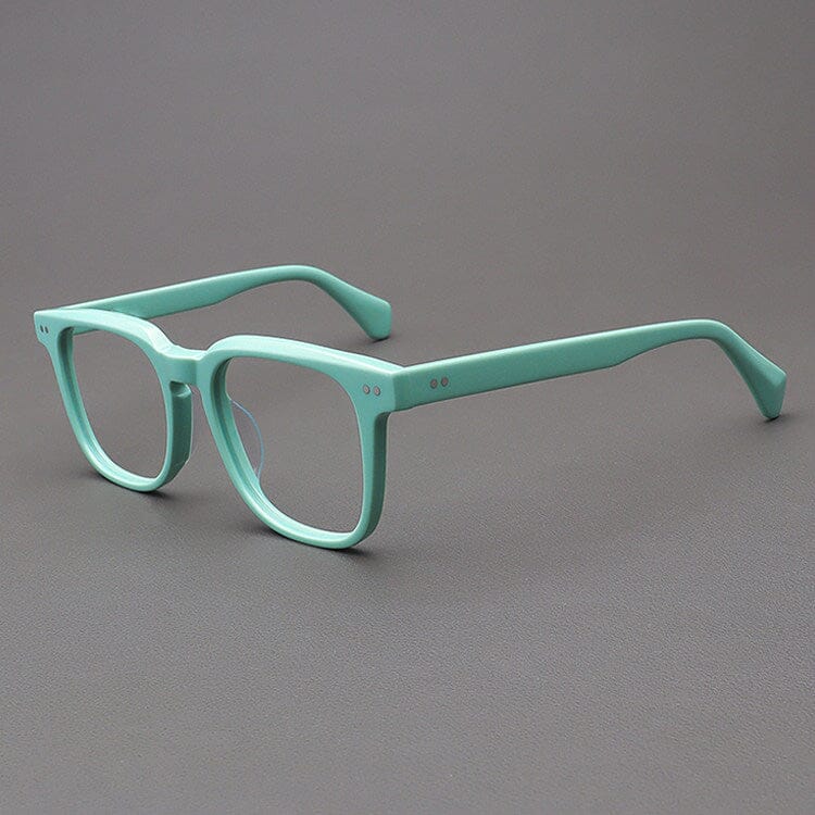 Gian Retro Acetate Glasses Frame Rectangle Frames Southood Blue