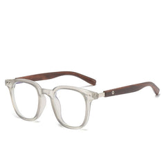 Gino TR90 Vintage Eyeglasses Frame Rectangle Frames Southood Light Gray