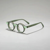 Giusy Round Acetate Eyeglasses Frame Round Frames Southood Green
