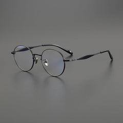 Goro Vintage Big Round Glasses Frame Round Frames Southood Black
