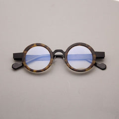 Greg Retro Round Glasses Frame Round Frames Southood Leopard
