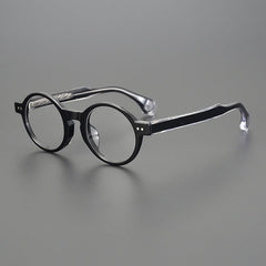 Gus Round Acetate Glasses Frame Round Frames Southood Black