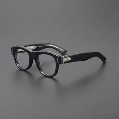 Hayes Vintage Acetate Glasses Frame Rectangle Frames Southood Black