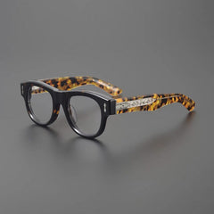 Hayes Vintage Acetate Glasses Frame Rectangle Frames Southood Leopard