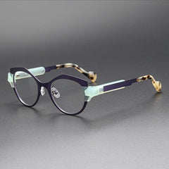 Heap Alloy Acetate Glasses Frame Geometric Frames Southood Purple