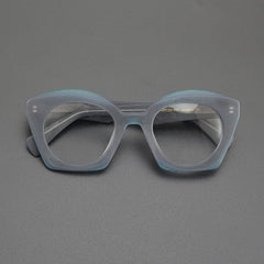 Hebe Vintage Acetate Glasses Frame Cat Eye Frames Southood Matte Gray