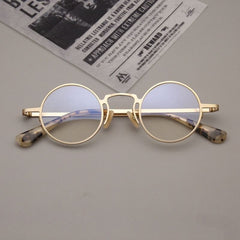 Hid Retro Round Glasses Frame Round Frames Southood Gold