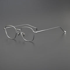 Holden Ultra Light Titanium Eyeglasses Frame Rectangle Frames Southood Silver