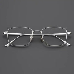 Holden Ultra Light Titanium Eyeglasses Frame Rectangle Frames Southood Silver