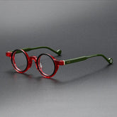 Holmes Retro Acetate Glasses Frame Round Frames Southood Red