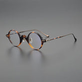 Hugo Vintage Acetate Titanium Eyeglasses Frame Round Frames Southood Tortoiseshell