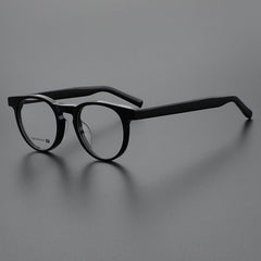 Hyde Vintage Acetate Glasses Frame Round Frames Southood Black