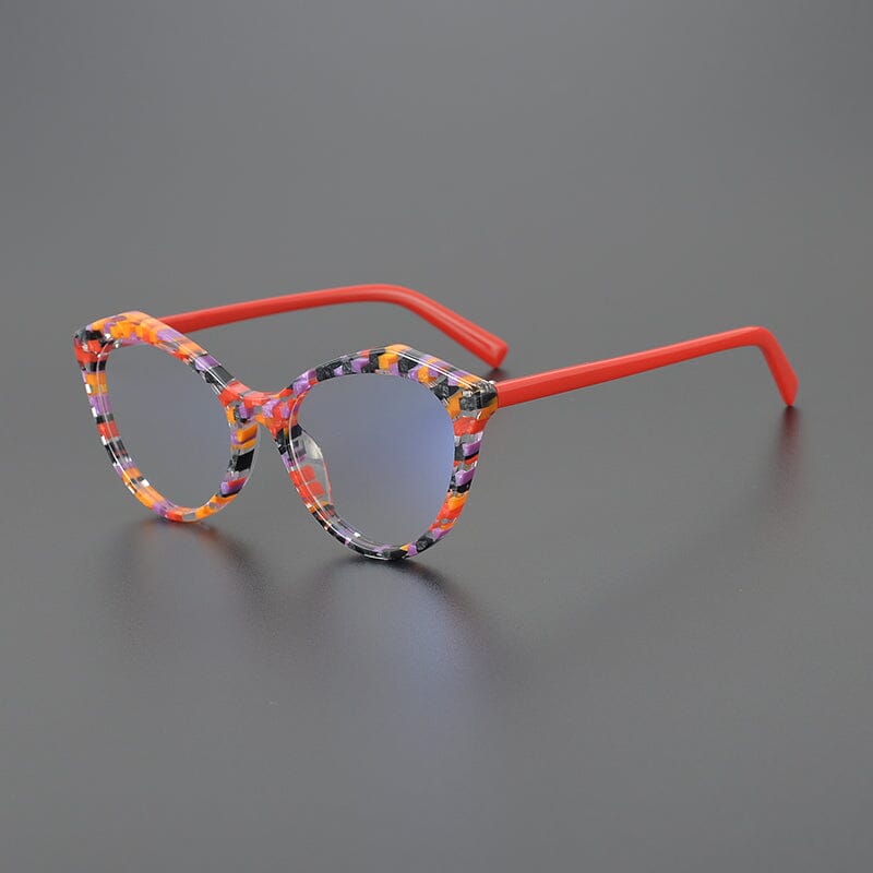 Intense Acetate Cat Eye Glasses Frame Cat Eye Frames Southood Red
