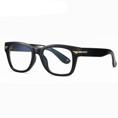 Jacob Vintage Oversized Glasses Frame Rectangle Frames Southood black clear