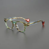 Jacy Retro Rectangle Glasses Frame Rectangle Frames Southood Green