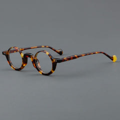 Jake Retro Round Glasses Frame Round Frames Southood Leopard