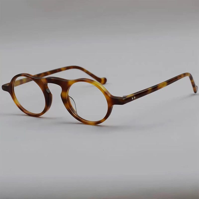 Jared Retro Acetate Glasses Frame Oval Frames Southood Brown Tortoiseshell