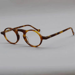 Jared Retro Acetate Glasses Frame Oval Frames Southood Brown Tortoiseshell