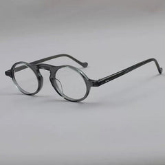 Jared Retro Acetate Glasses Frame Oval Frames Southood Grey