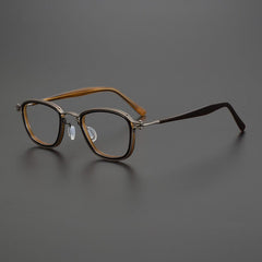 Jarvis Acetate Square Glasses Frame Rectangle Frames Southood Brown