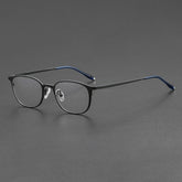 Javier Vintage Alloy Eyeglasses Frame Geometric Frames Southood Black
