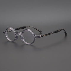 Jay Small Round Acetate Glasses Frame Round Frames Southood Gray