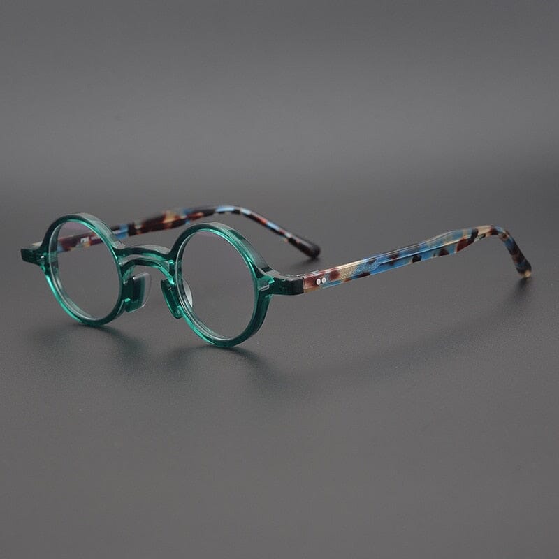 Jay Small Round Acetate Glasses Frame Round Frames Southood Green