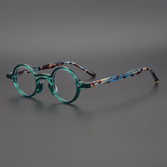 Jay Small Round Acetate Glasses Frame Round Frames Southood Green