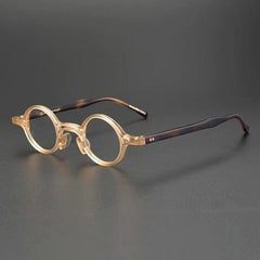 Jay Small Round Acetate Glasses Frame Round Frames Southood Yellow