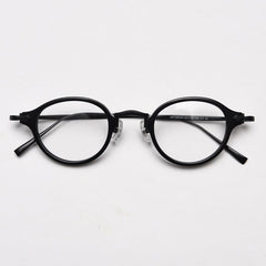 Jayme Vintage Oval Glasses Frame oval frame Southood Black