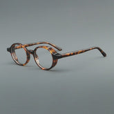 Jian Vintage Acetate Glasses Frame Round Frames Southood Leopard