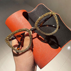 Jillian Cat Eye Rhinestone Vintage Glasses Cat Eye Frames MON