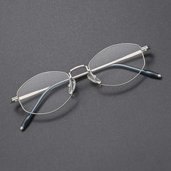 Joan Retro Alloy Eyeglasses Frame Geometric Frames Southood
