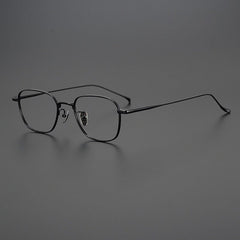 Johnny Vintage Titanium Eyeglasses Frame Rectangle Frames Southood Black