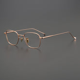 Johnny Vintage Titanium Eyeglasses Frame Rectangle Frames Southood Rose Gold