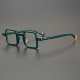 Jolina Retro Rectangle Glasses Frame Rectangle Frames Southood Dark green