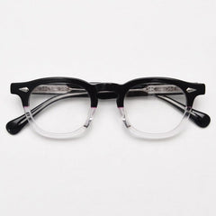 Jory High Quality Retro Acetate Optical Glasses Oval Frames Southood BlackClear