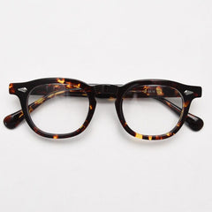 Jory High Quality Retro Acetate Optical Glasses Oval Frames Southood Leopard
