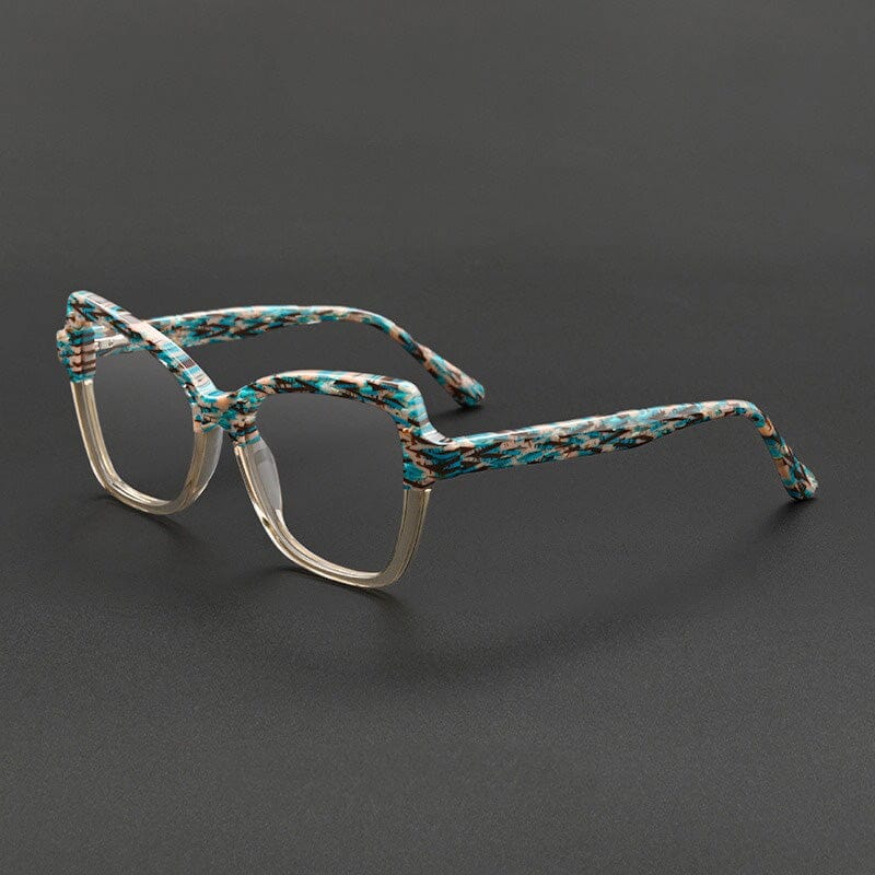 Juana Retro Cat Eye Glasses Frame Cat Eye Frames Southood Tea Leopard