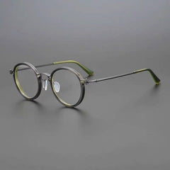 Jubilee Vintage Titanium Eyeglasses Frame Round Frames Southood ClearGreen