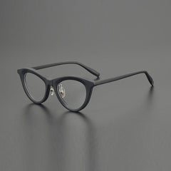June Colorful Acetate Eyeglasses Frame Cat Eye Frames Southood Matte Black