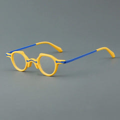 Kalf Vintage Distinctive Glasses Frame Geometric Frames Southood Yellow
