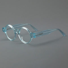 Kalib Retro Acetate Glasses Frame Round Frames Southood Blue