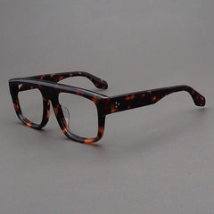 Kane Vintage Acetate Glasses Frame Aviator Frames Southood Leopard