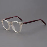 Kaylaa Vintage Acetate Glasses Frame Cat Eye Frames Southood Matte Yellow Red