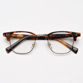 Kemp Vintage Browline Eyeglasses Frame Browline Frames Southood Leopard Gold